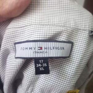 Tommy Hilfiger Men's White Checkered Shirt